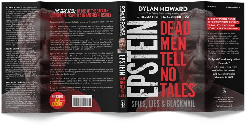 Dead Men Tell No Tales by Dylan Howard — dust jacket book cover design by 5mediadesign
